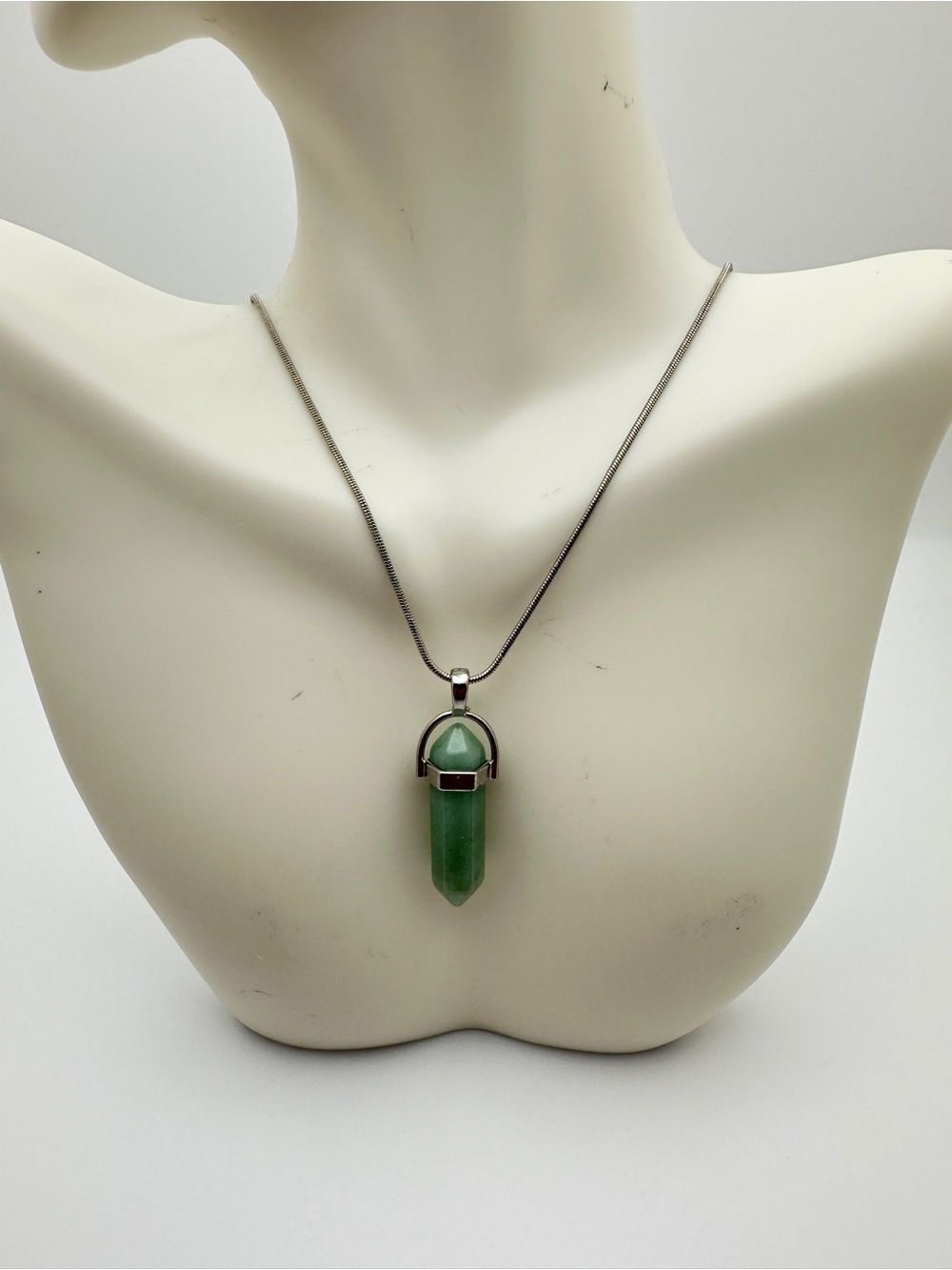 Green Aventurine Pendant Necklace - Women Jewelry